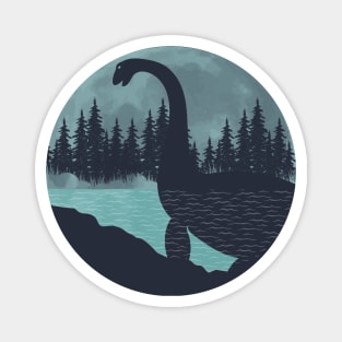 Nessie With Full Moon Magnet